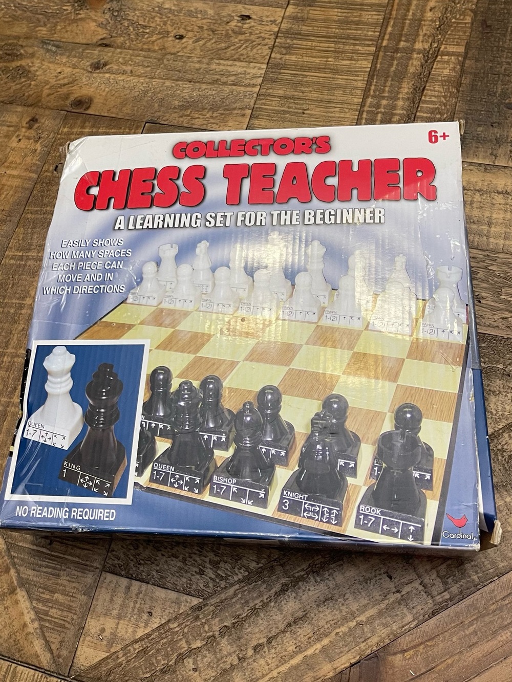 Collector's Chess Teacher Learning Set - White & Black Pieces